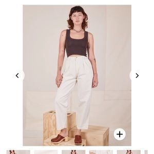 Big Bud Press Trousers Off-White Size L Petite